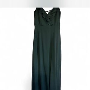 Dark Green Maxi formal Dress
